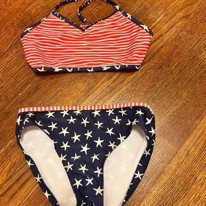 Girls 10/12 Fourth of July bathing suit